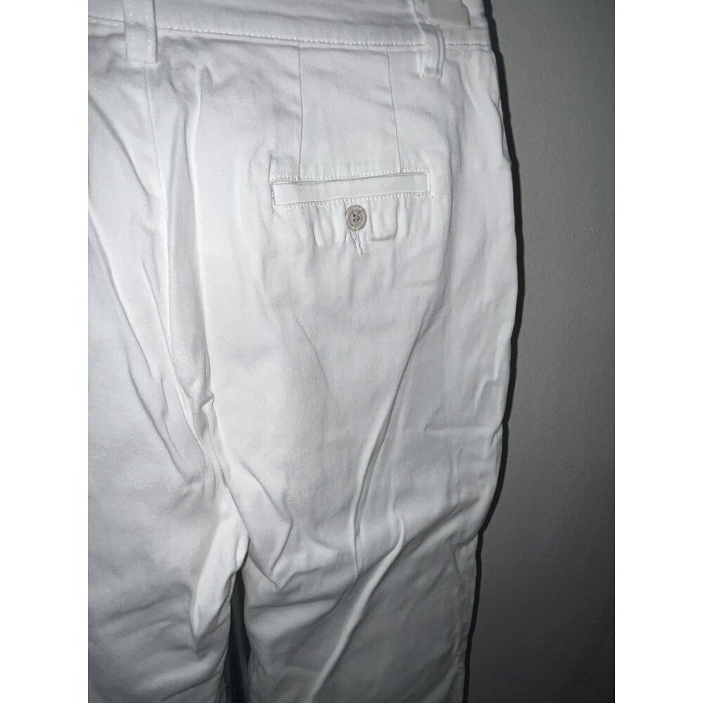 Lee White Capri Jean Women 10P 30X18 Stretch Cotton Blend - Picture 8 of 10